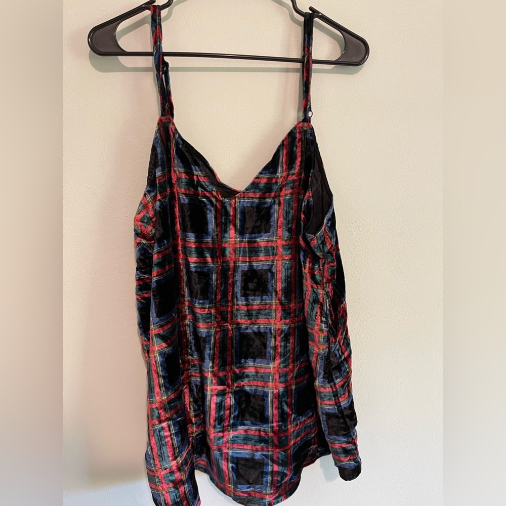 Torrid velvet swing cami size 1